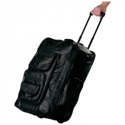 Embassy&trade; Italian Stone&trade; Design Genuine Leather Super-Deluxe 23" Trolley/Backpack