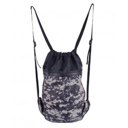 Basketball Backpack Drawstring Bag Swimming Bag Fitness Bag, Gray