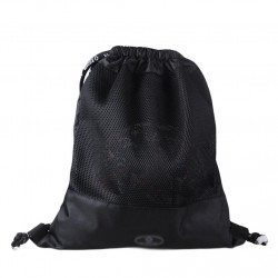 Basketball Soccer Volleyball Pocket Training Bag Outdoor Sport Organizer Backpack-Black
