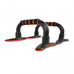 Fitness Push-up Bars Push up Stand Bar for Home Fitness, Black/Orange