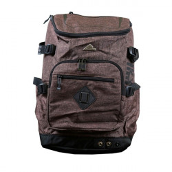17" Premium Dual Zipper Padded Laptop Backpacks - Brown Case Pack 10