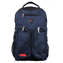 17" Premium Padded Laptop Backpacks - Navy Case Pack 12