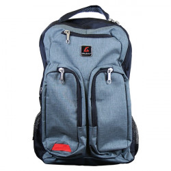 17" Premium Padded Laptop Backpacks - Light Grey Case Pack 12